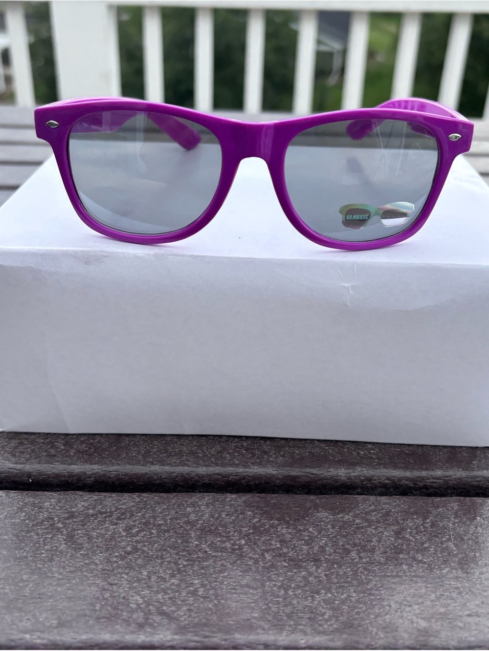 Women’s Purple Wayfarer Sunglasses - Bold Colored Frame